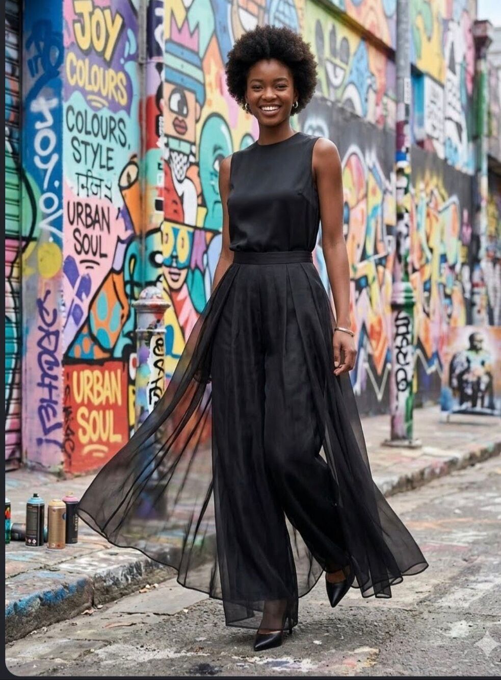Beautiful Chiffon Wide Leg Pants